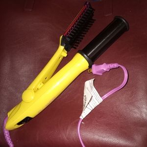 Flower hair straightening wand